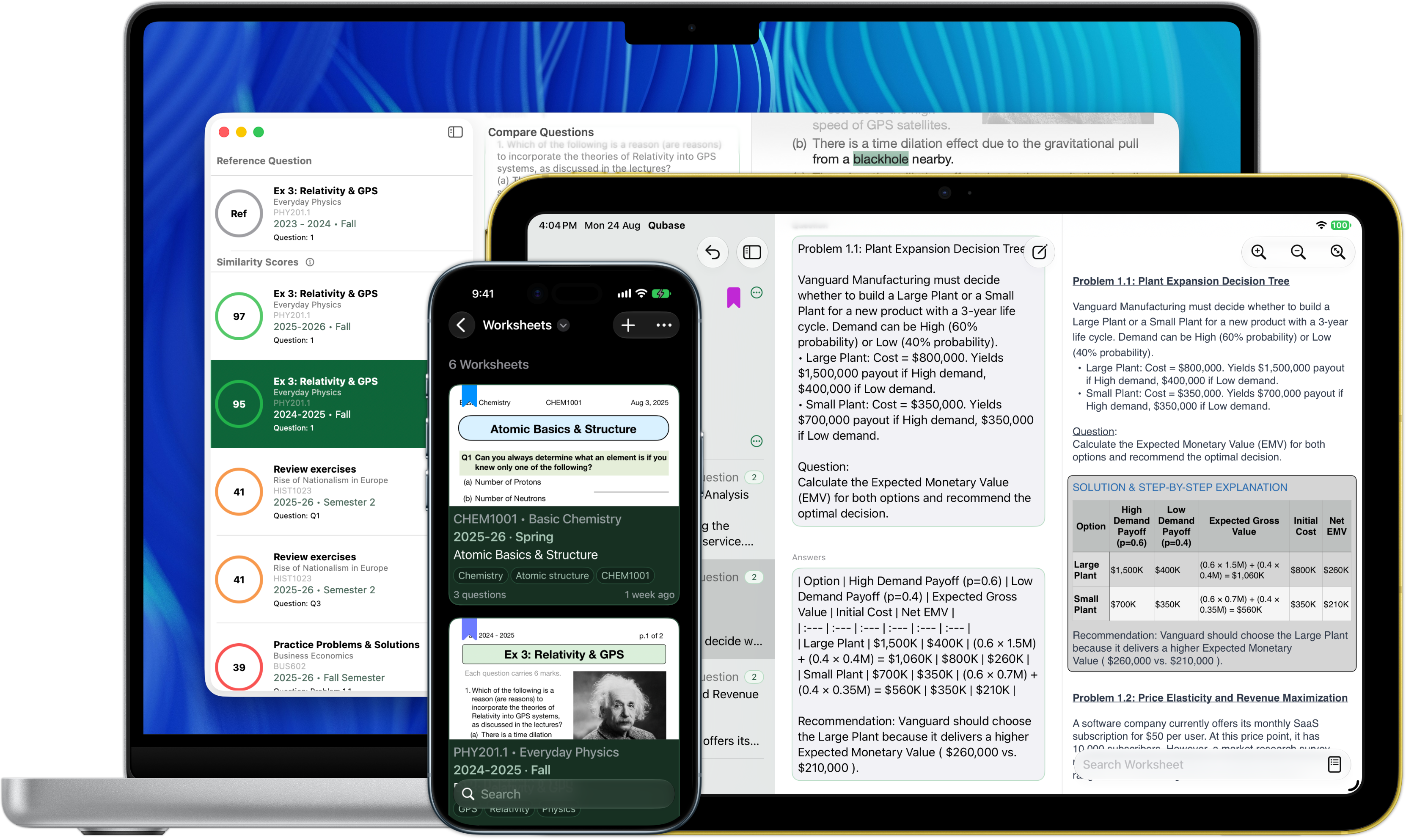 Qubase app screenshot
